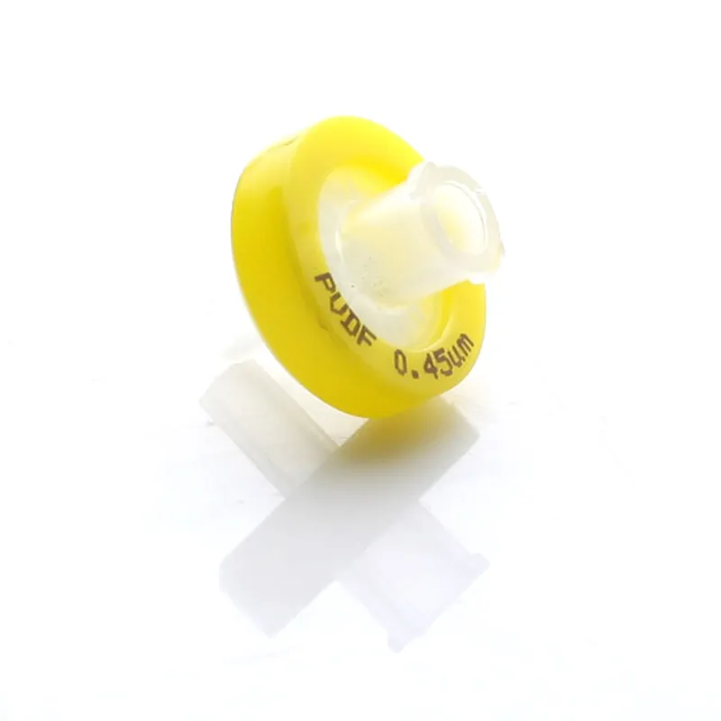 13mm disposable PVDF syringe filter, 0.45 µm